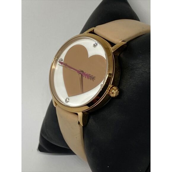 Kate Spade Novelty Metro 0699 Women Beige Leather Analog Dial Quartz Watch JK777 main image 12